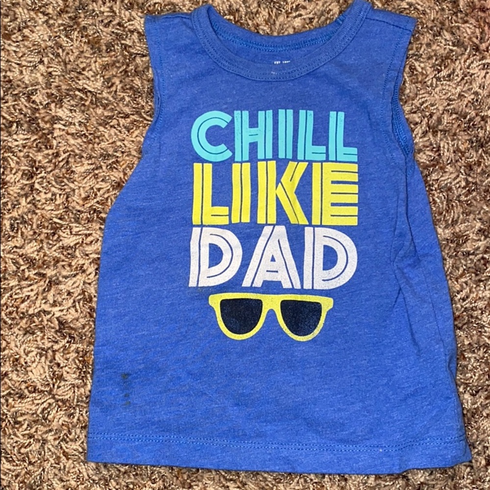 Osh Kosh “Chill Like Dad” tank top Size 9M